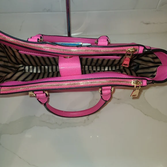 Kate Spade New York Pink and Blue Satchel EUC - Picture 7 of 16